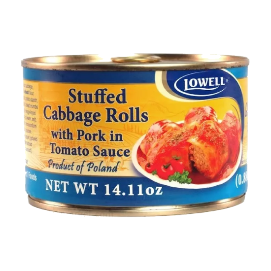 Lowell - Canned Stuffed Cabbage w/Pork in Tomato Sauce