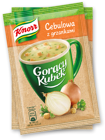 Knorr Goracy Kubek Cebulowa z Grzankami  - 17 g - Polana