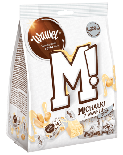 Wawel - White Chocolate Peanut Michalki